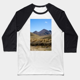 Lindis Pass, New Zealand. Baseball T-Shirt